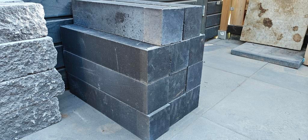 Antraciet stapelblok 60x12x12, Ophalen, Nieuw, Bakstenen