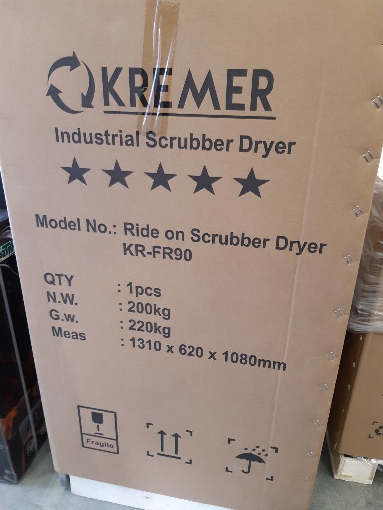 Kremer Industriële Opzit Schrob-/Zuigmachine KR-FR90, Ophalen, Nieuw, Schrobmachine