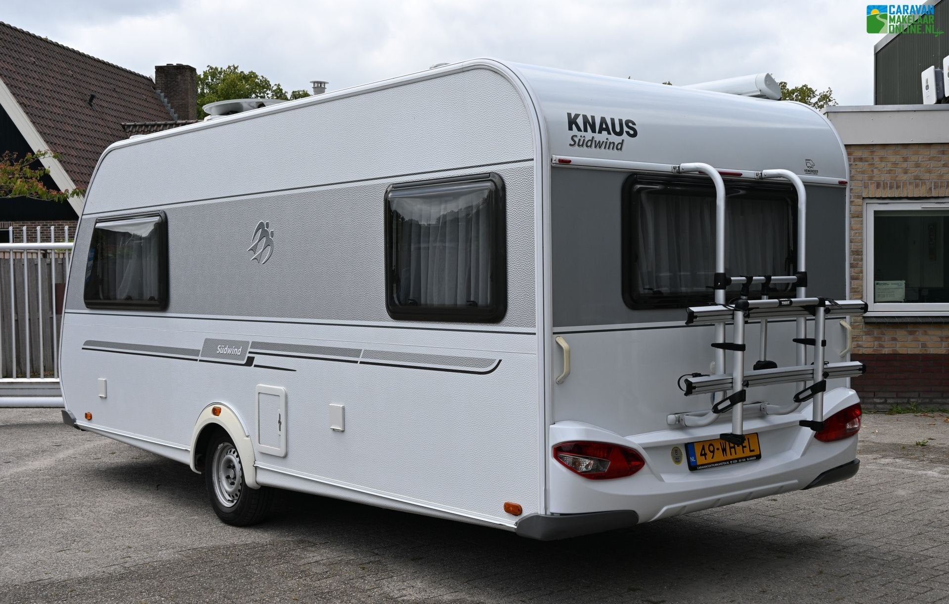 Knaus Südwind 500 EU Mover|Luifel|Fietsdrager|AIRCO|Enkbedd, Rondzit, Bedrijf, 5 tot 6 meter, Knaus