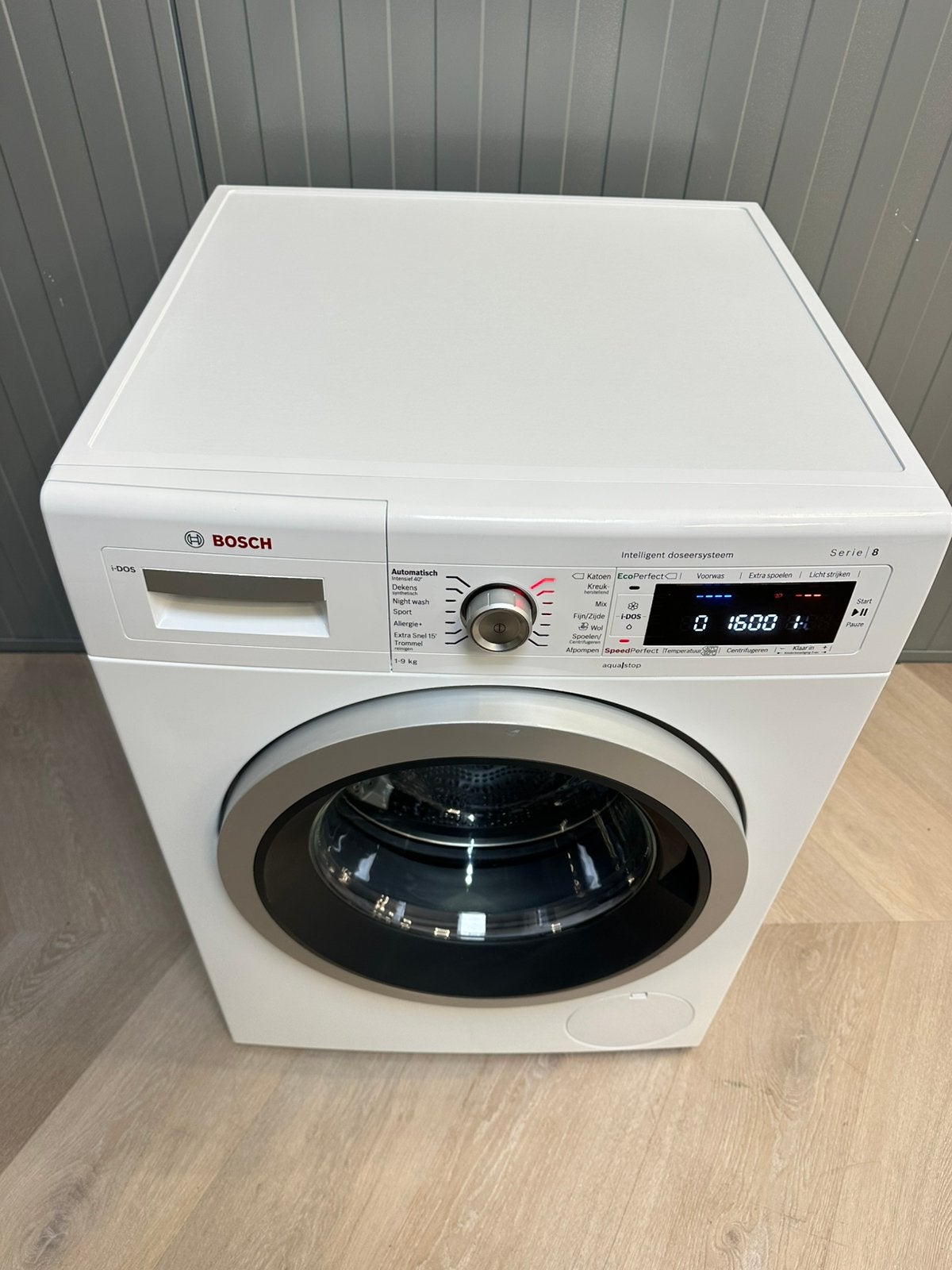 Bosch Serie8 9kg A+++ 1600rpm Inclusief Garantie&Bezorging, Ophalen, 1200 tot 1600 toeren, Minder dan 85 cm, Q