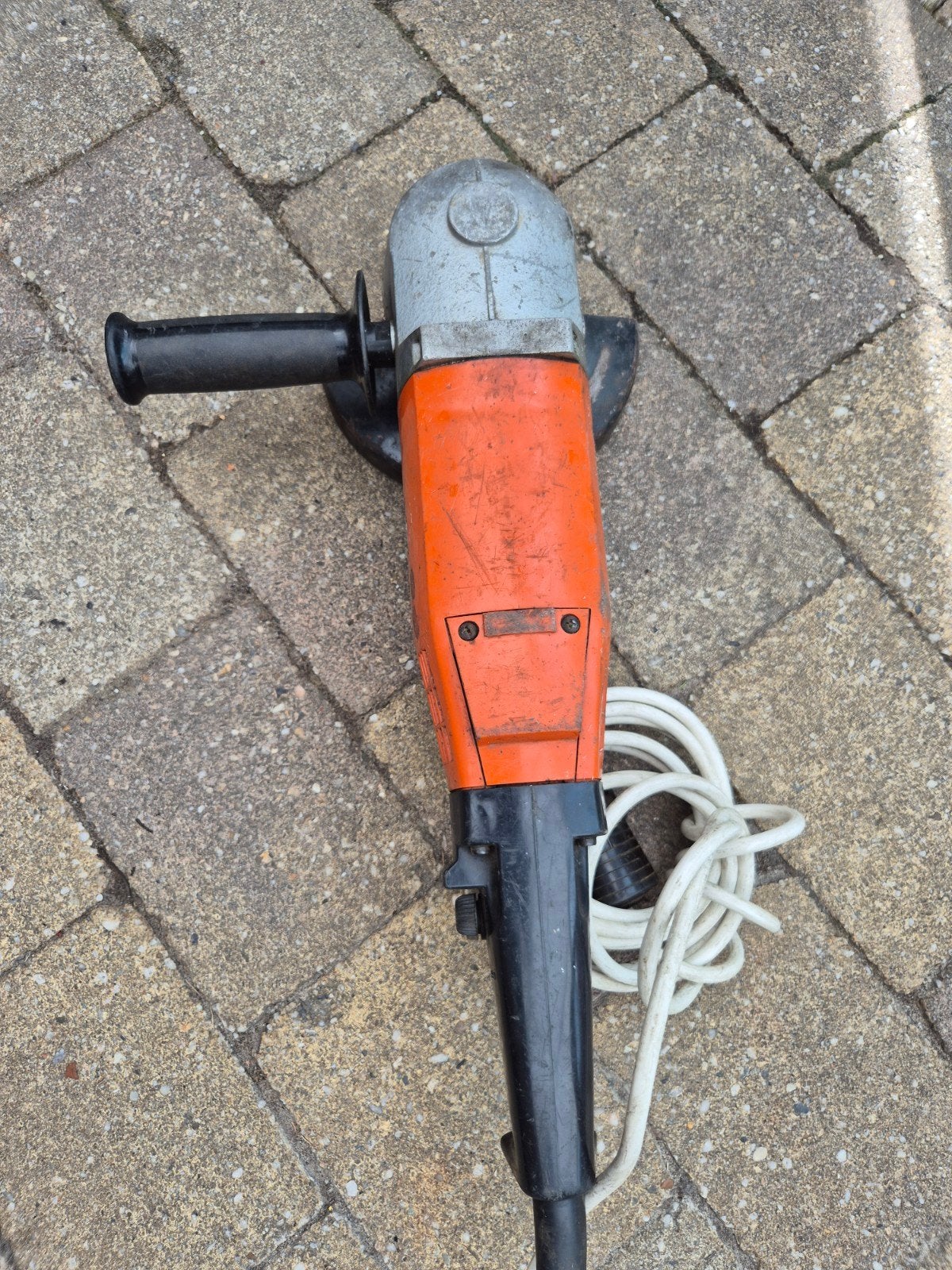 Fein 110 Volt slijpmachine, Ophalen of Verzenden, Gebruikt, Minder dan 700 watt, Haakse handslijpmachine