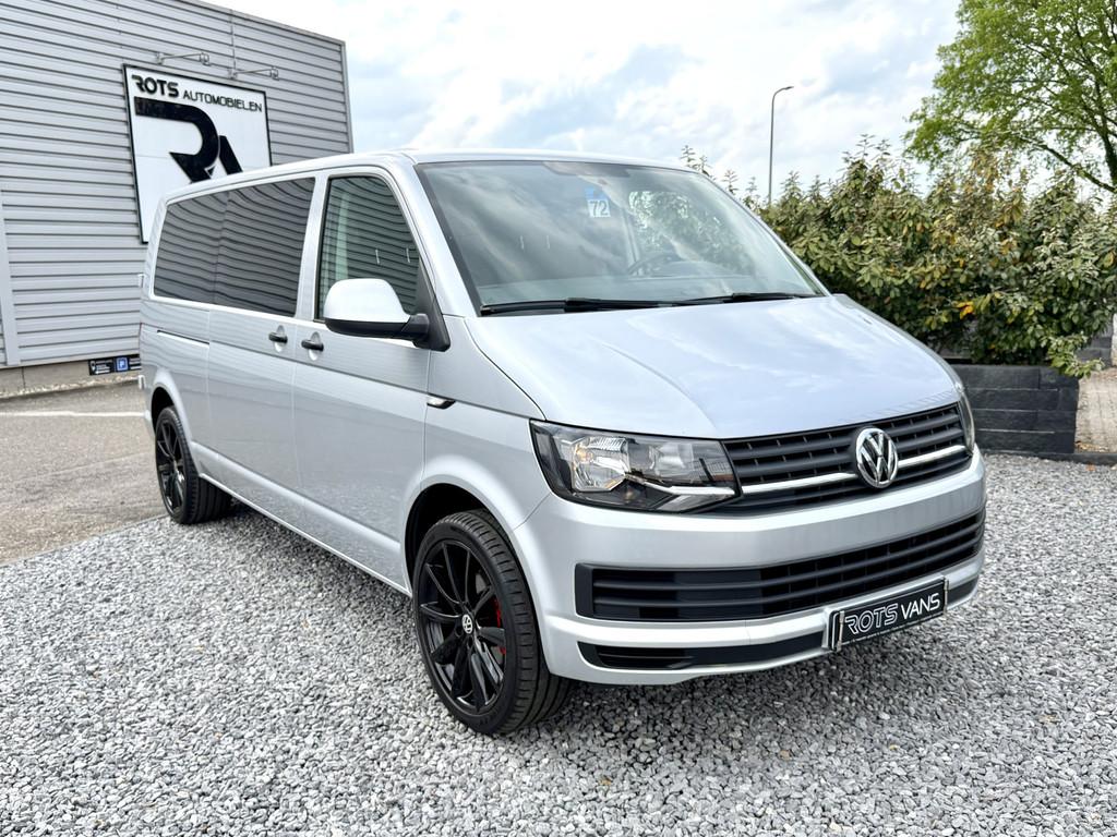 Volkswagen Transporter 2.0 TDI Extra Lang T6 150PK Dubbel Ca, Auto's, Bestelauto's, Voorwielaandrijving, Stof, Gebruikt, 4 cilinders