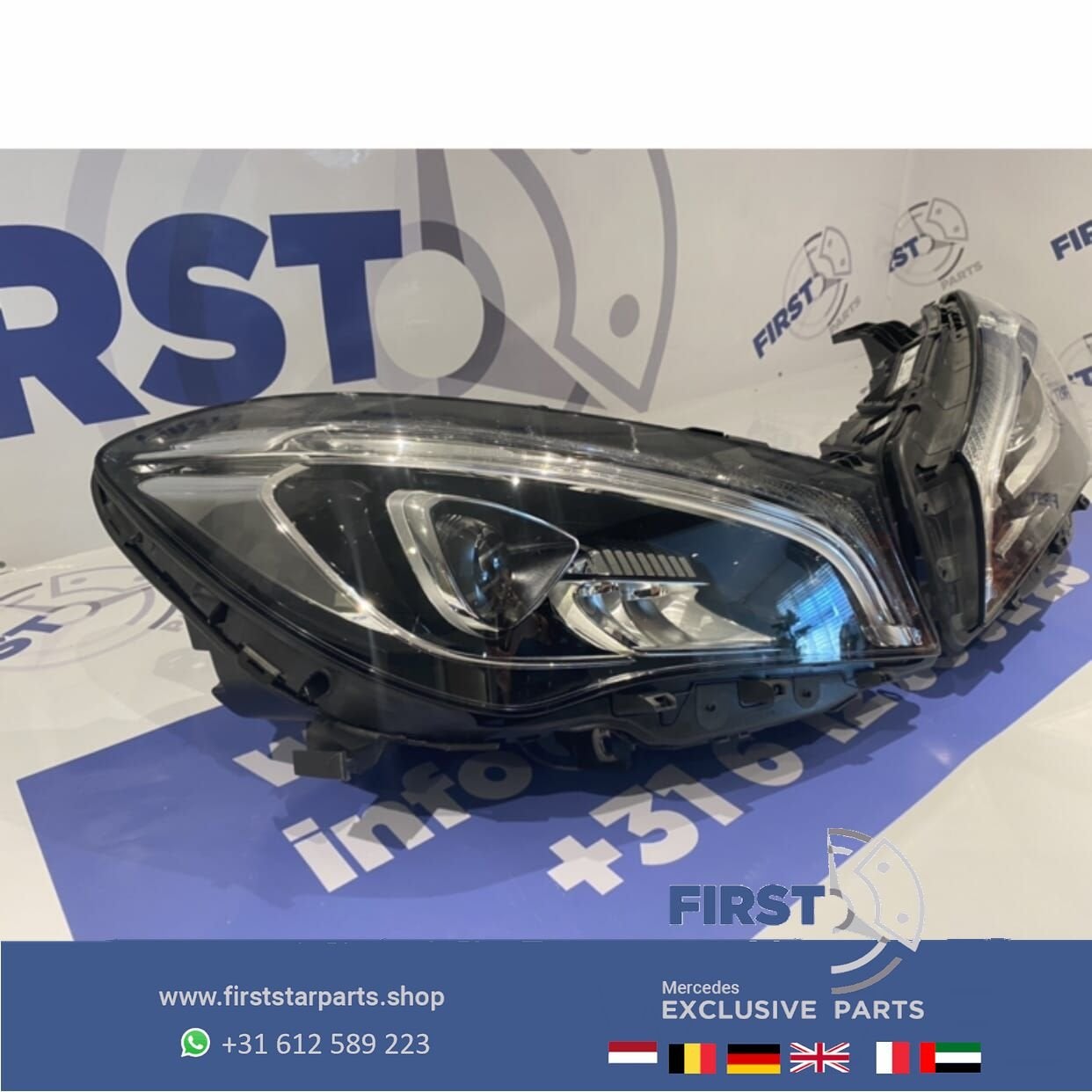 W117 CLA FACELIFT LED HIGH PERFORMANCE KOPLAMP RECHTS origin, Auto-onderdelen, Verlichting, Gebruikt, -, Ophalen of Verzenden