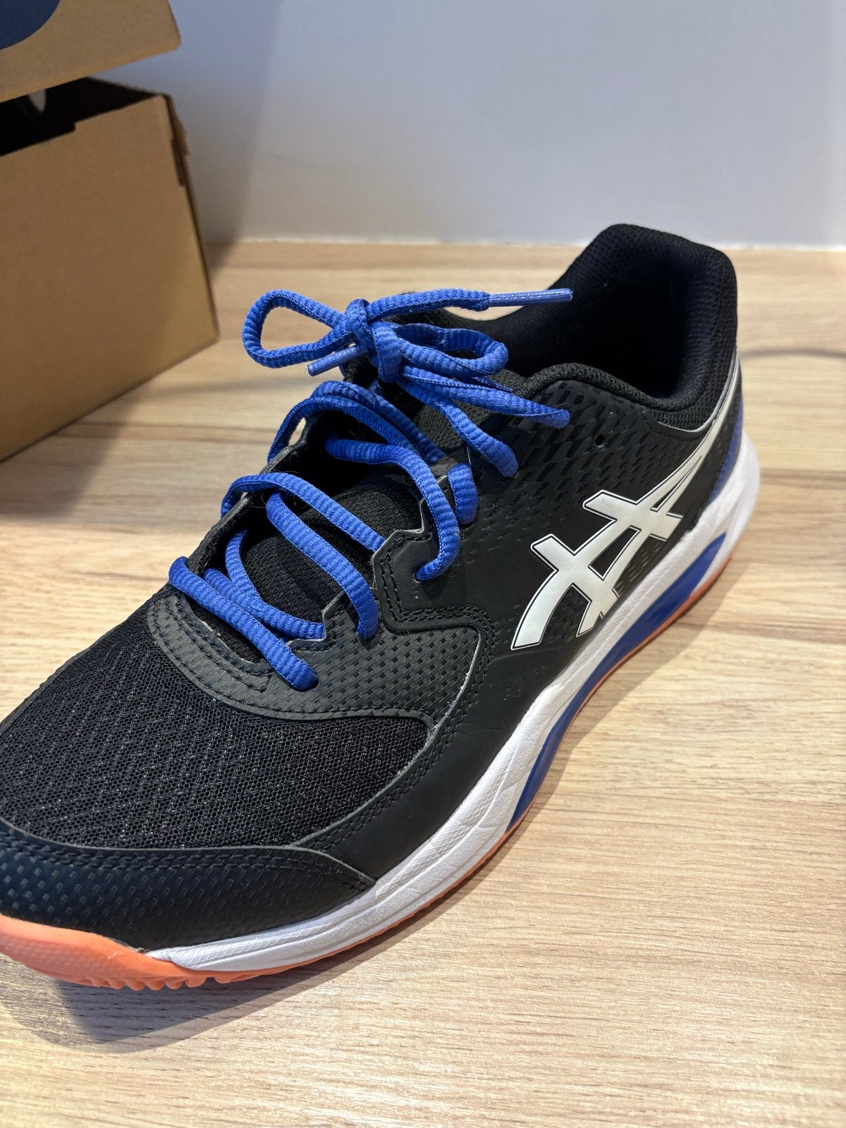 Asics Gel-Dedicate 8 Padel Herenschoenen, Maat 43,5, Ophalen of Verzenden, Zo goed als nieuw, Padelschoenen