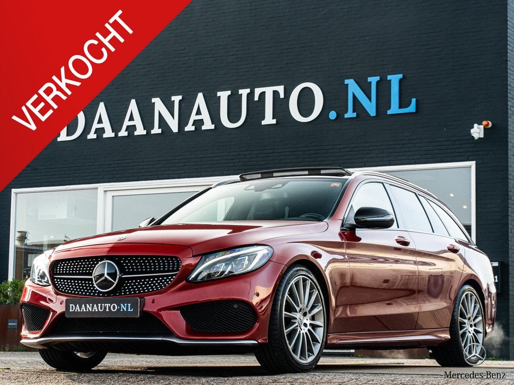 Mercedes-Benz C450 Estate AMG 4MATIC Pano Rij-assist Memory, Euro 6, 367 pk, 2996 cc, Leder