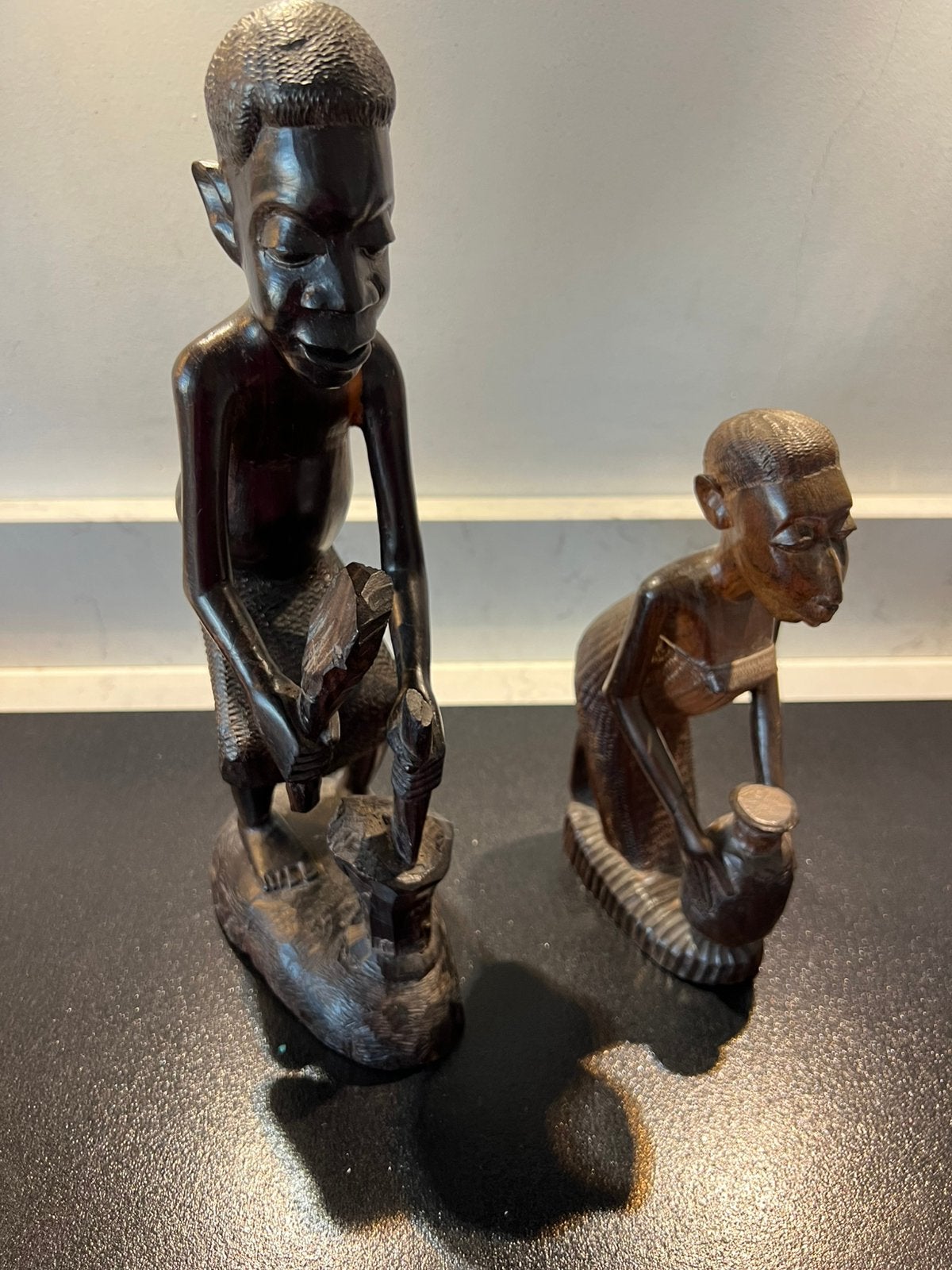 Afrikaanse houten beelden., Antiek en Kunst, Ophalen of Verzenden