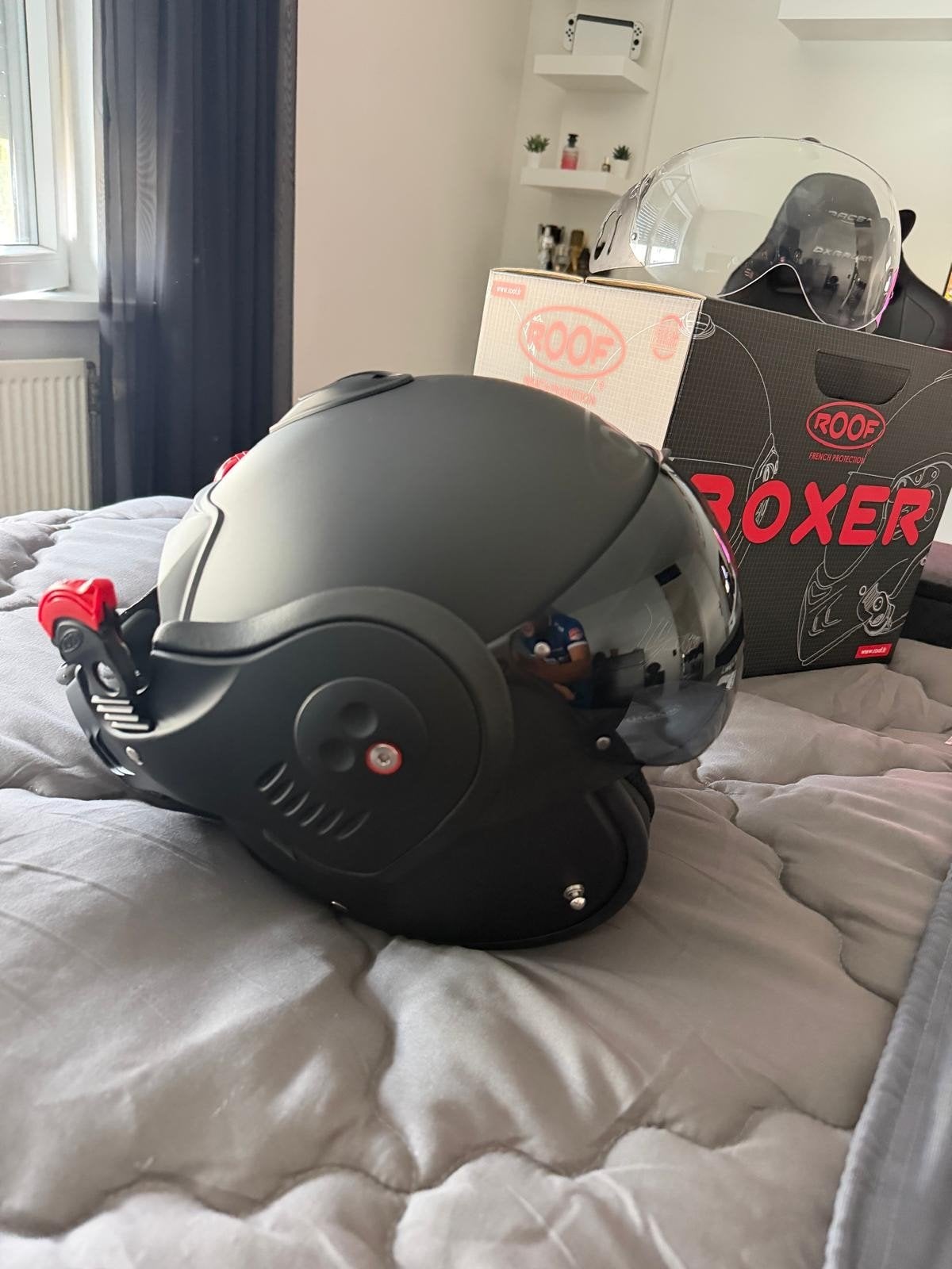 Roof Boxer Helm V8 Alpha matt black Maat M, Ophalen of Verzenden, Nieuw, Medium
