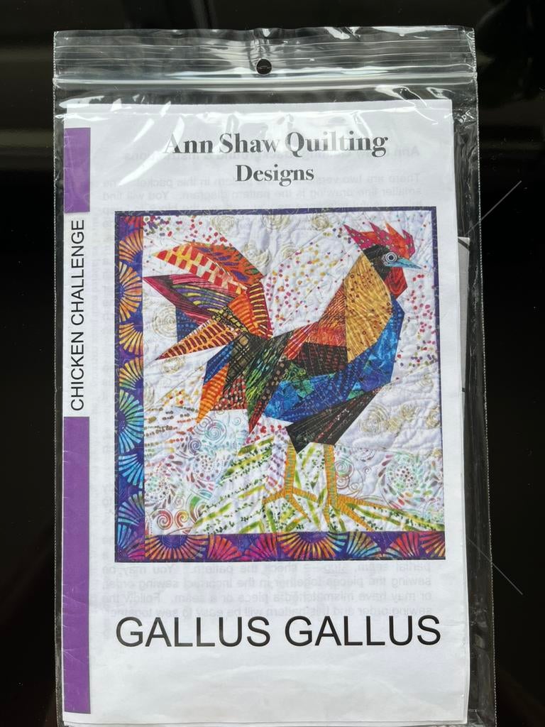 Quiltpatroon van Ann Shaw “haan Gallus”, Ophalen of Verzenden, Zo goed als nieuw