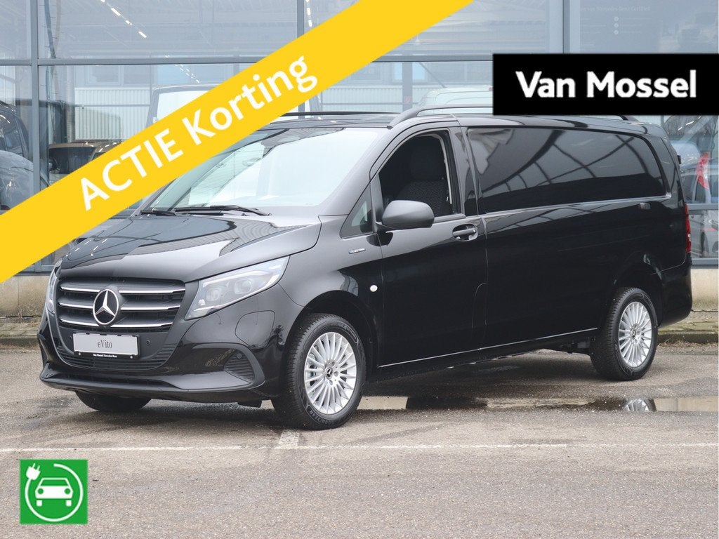 Mercedes-Benz eVito Extra Lang 66 kWh (bj 2026), 12 maanden, Stof, Zwart, 2640 kg