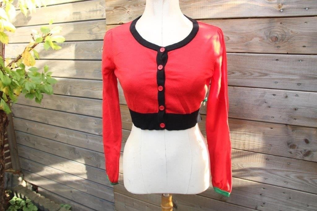 Kort vest rood Zoe Loveborn mt M Vaste prijs, Maat 38/40 (M), Ophalen of Verzenden, Zo goed als nieuw, Zoe Loveborn
