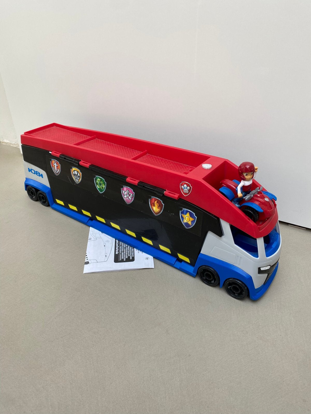 Paw Patrol Bus - Paw Patroller - met Rider poppetje, Ophalen of Verzenden, Zo goed als nieuw