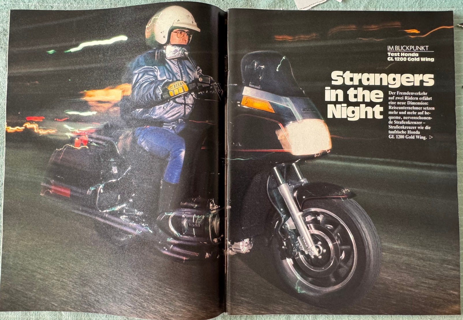 Test 1984 Honda GL1200 GoldWing, Verzamelen, Verzenden, Zo goed als nieuw, Motoren
