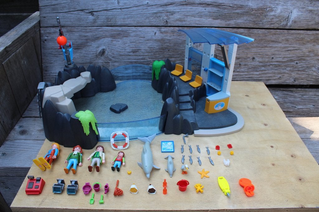 Playmobil 4468 Dolfinarium, Ophalen of Verzenden, Zo goed als nieuw, Complete set