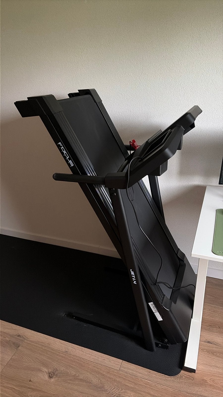 Focus Fitness Jet 1.4 Loopband met mat - Zo goed als nieuw, Sport en Fitness, Ophalen, Zo goed als nieuw, Metaal, Loopband
