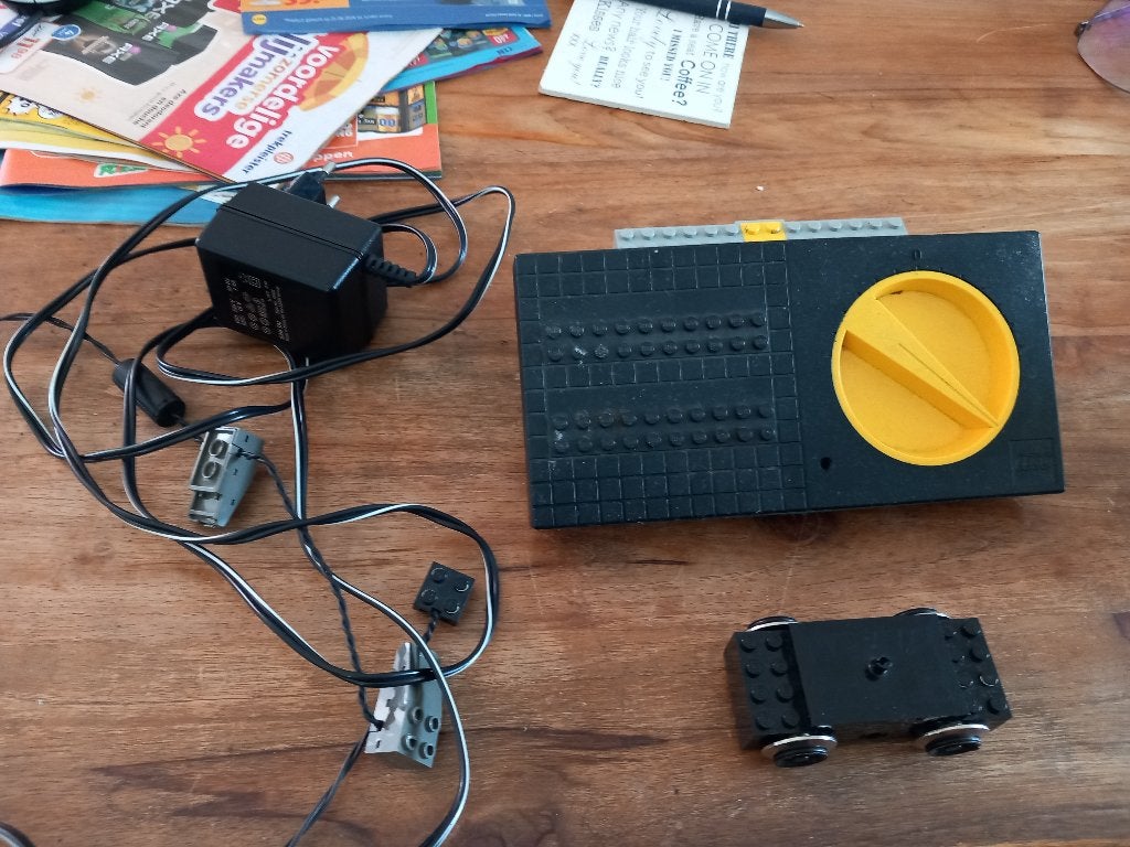 Lego 9v travo, aansluitsnoer en 9v motor, Ophalen of Verzenden, Zo goed als nieuw, Lego