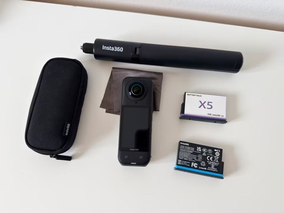 Insta360 X5 + 2 accu's, Audio, Tv en Foto, Actiecamera's, Ophalen of Verzenden, Overige merken