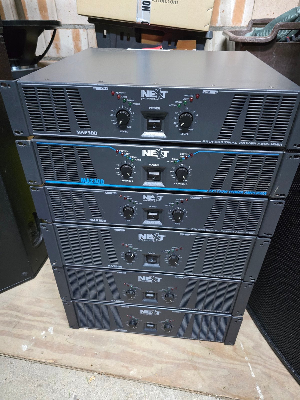 Next Pro Audio Versterkers MA6000,2300, Ophalen of Verzenden, Zo goed als nieuw, Overige merken