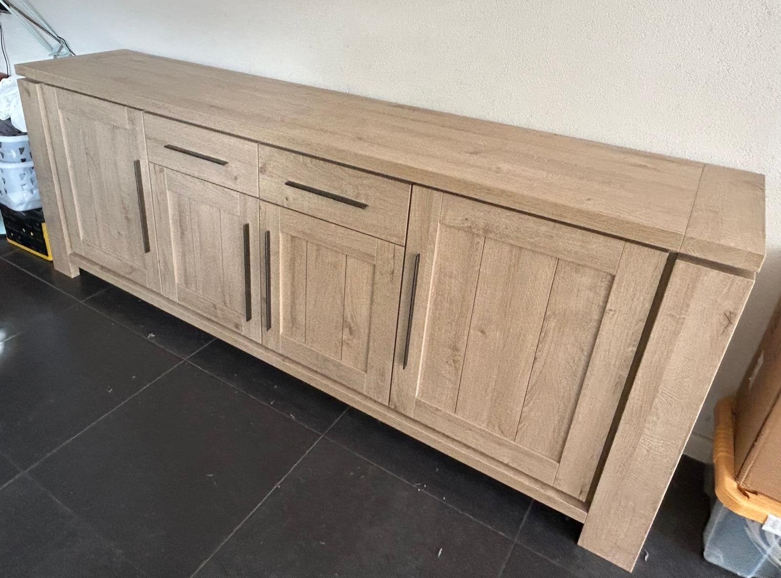Stijlvol dressoir met veel opbergruimte, Ophalen, Zo goed als nieuw, 200 cm of meer, Met lade(s)