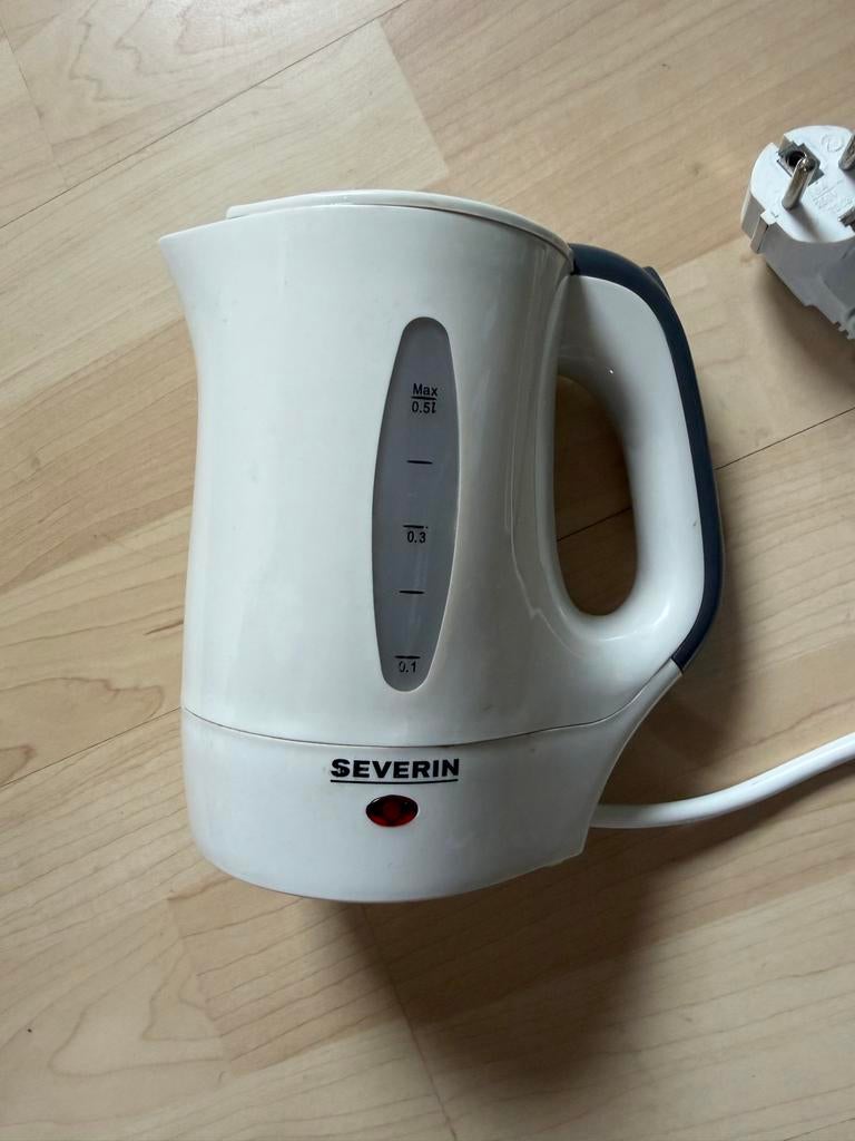Severin waterkoker 550-650W, camping, Minder dan 1 liter, Ophalen of Verzenden, Gebruikt