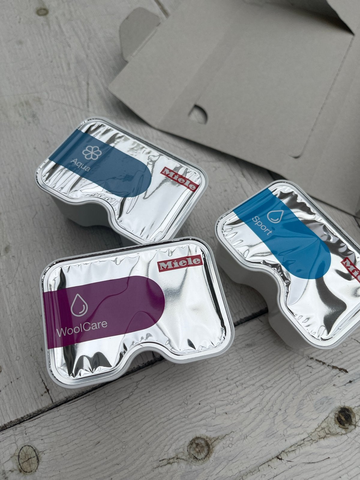 Miele Waspoeder Capsules - Aqua, Sport, WoolCare, Ophalen of Verzenden, Nieuw