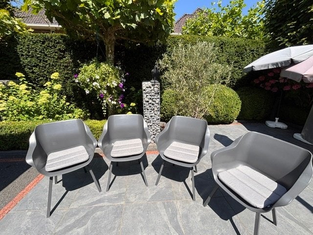 Hartman Sophie dining stoelen 4 stuks, Tuin en Terras, Tuinstoelen, Ophalen, Zo goed als nieuw, Kunststof