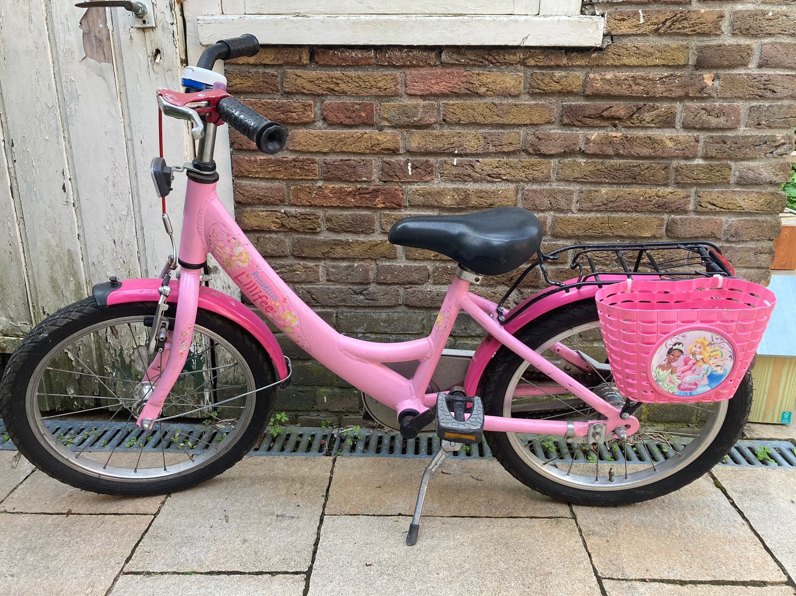 Puky lillifee fiets maat 18 inch, Fietsen en Brommers, Fietsen | Meisjes, Ophalen, Gebruikt, 18 inch, Handrem