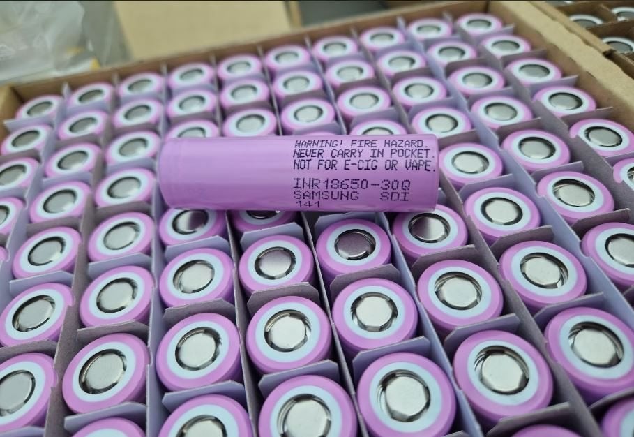Samsung INR18650-30Q cellen - NIEUW, Audio, Tv en Foto, Accu's en Batterijen, Samsung strasse, Nieuw, Ophalen of Verzenden, Oplaadbaar