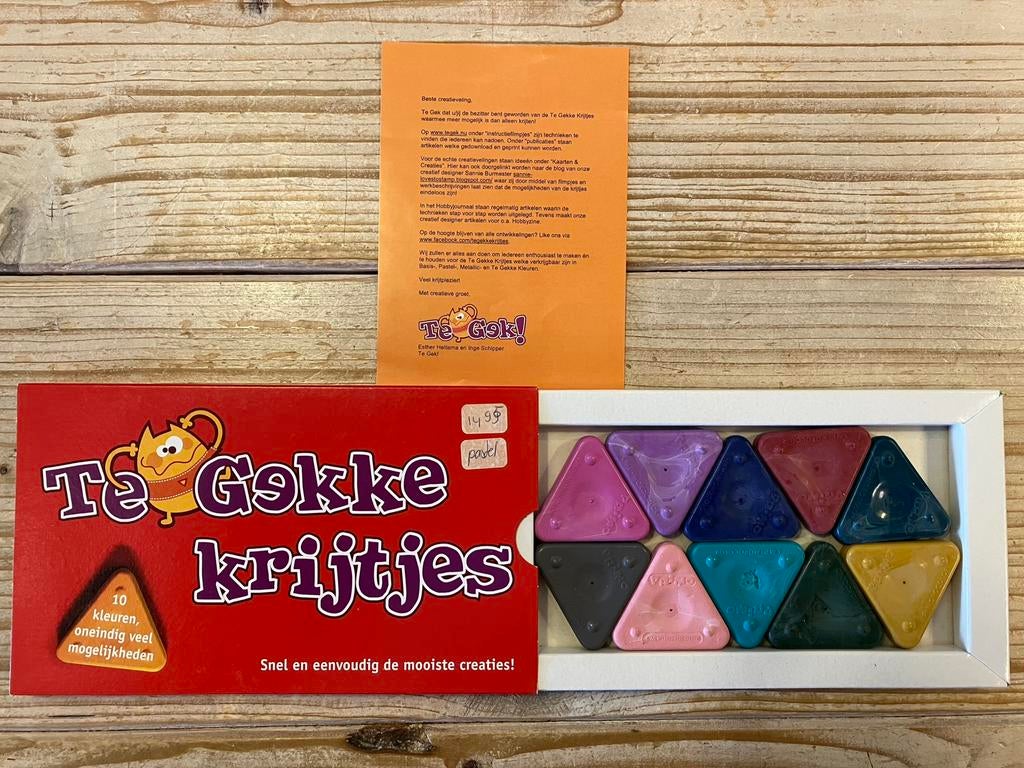 Te Gekke Krijtjes (nieuw), Overige thema's, Nieuw, Meerkleurig, Ophalen of Verzenden
