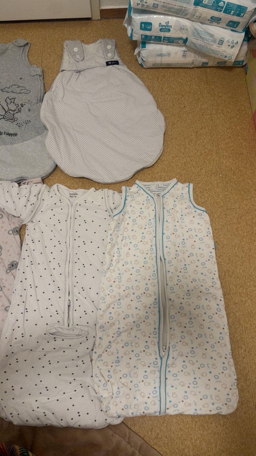 7 babyslaapzakken maat 70 cm Prénatal, Nijntje, Disney Etos, Ophalen, Zo goed als nieuw, Nijntje