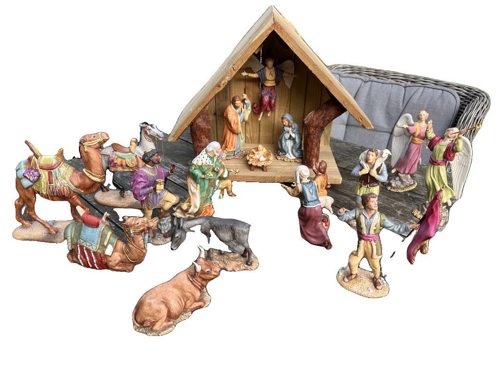 Franklin Mint The Nativity kerststal 1989 – 18 beelden, Ophalen