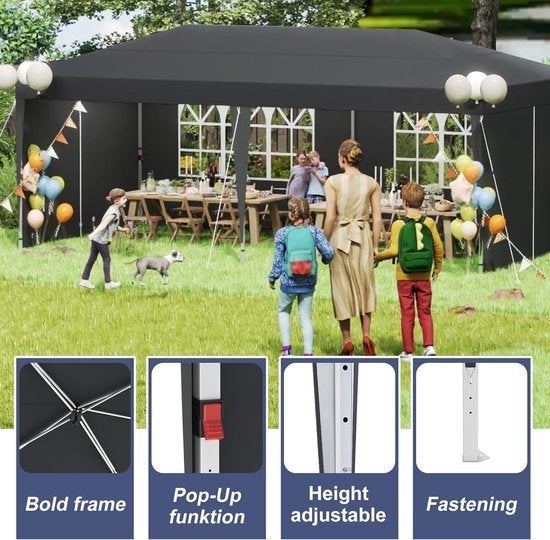 Paviljoen – Vouwtent – Tuinoverkapping – Partytent, Corvance B.V., Verzenden, Nieuw, Corvancebol@gmail.com