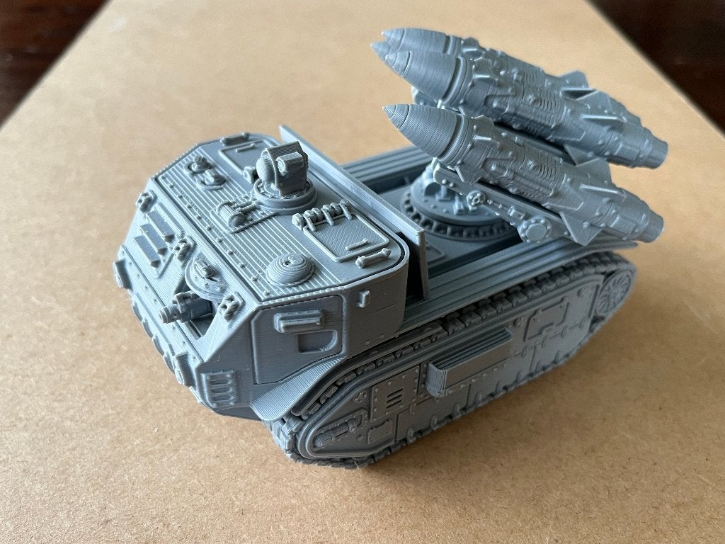 Wargaming Missile Tank - 3D print, Ophalen of Verzenden, Nieuw, Warhammer 40000, Figuurtje(s)