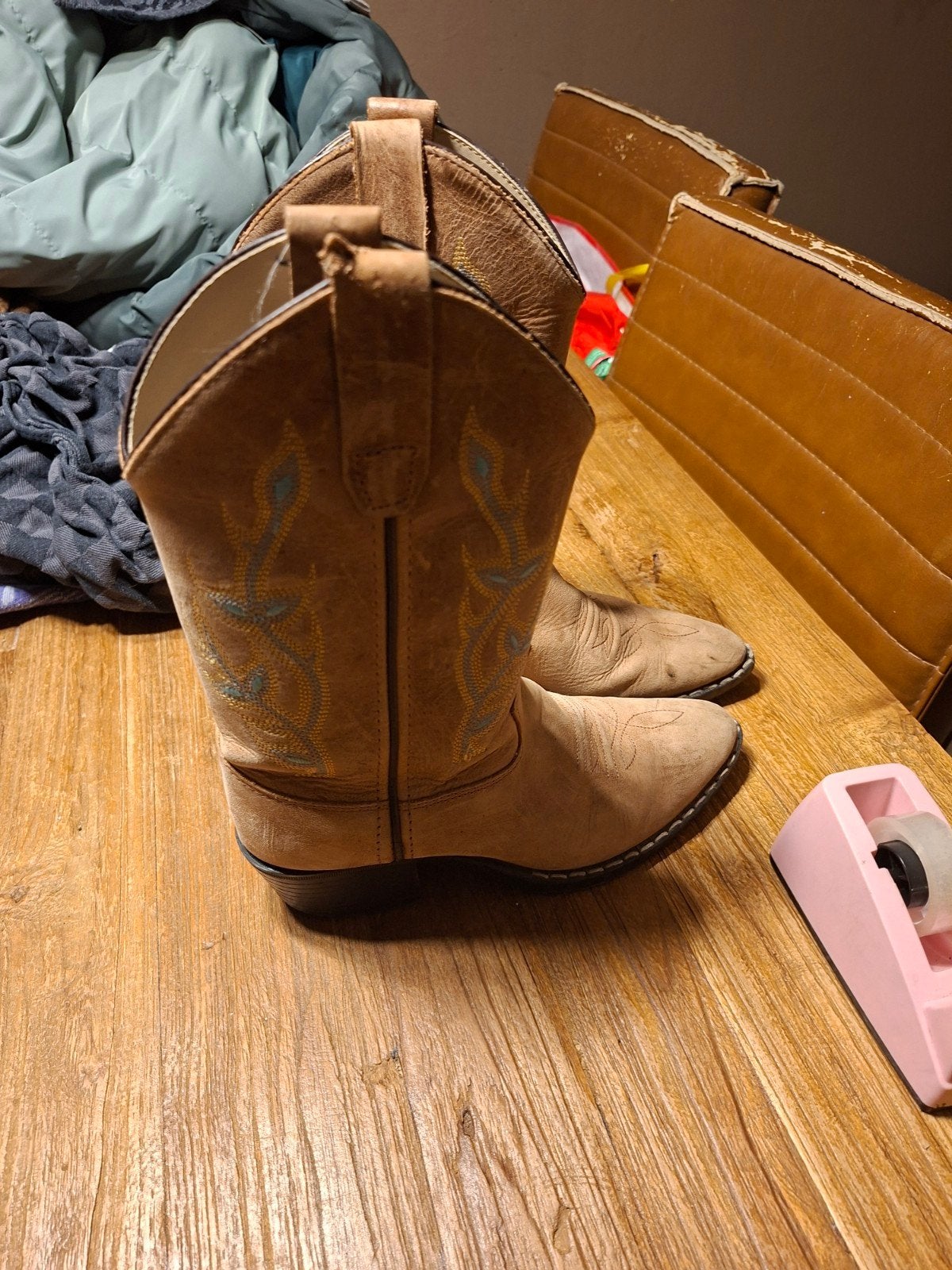 Stoere cowboylaarzen maat 33, Ophalen of Verzenden, Zo goed als nieuw, Bruin, Lage of Enkellaarzen