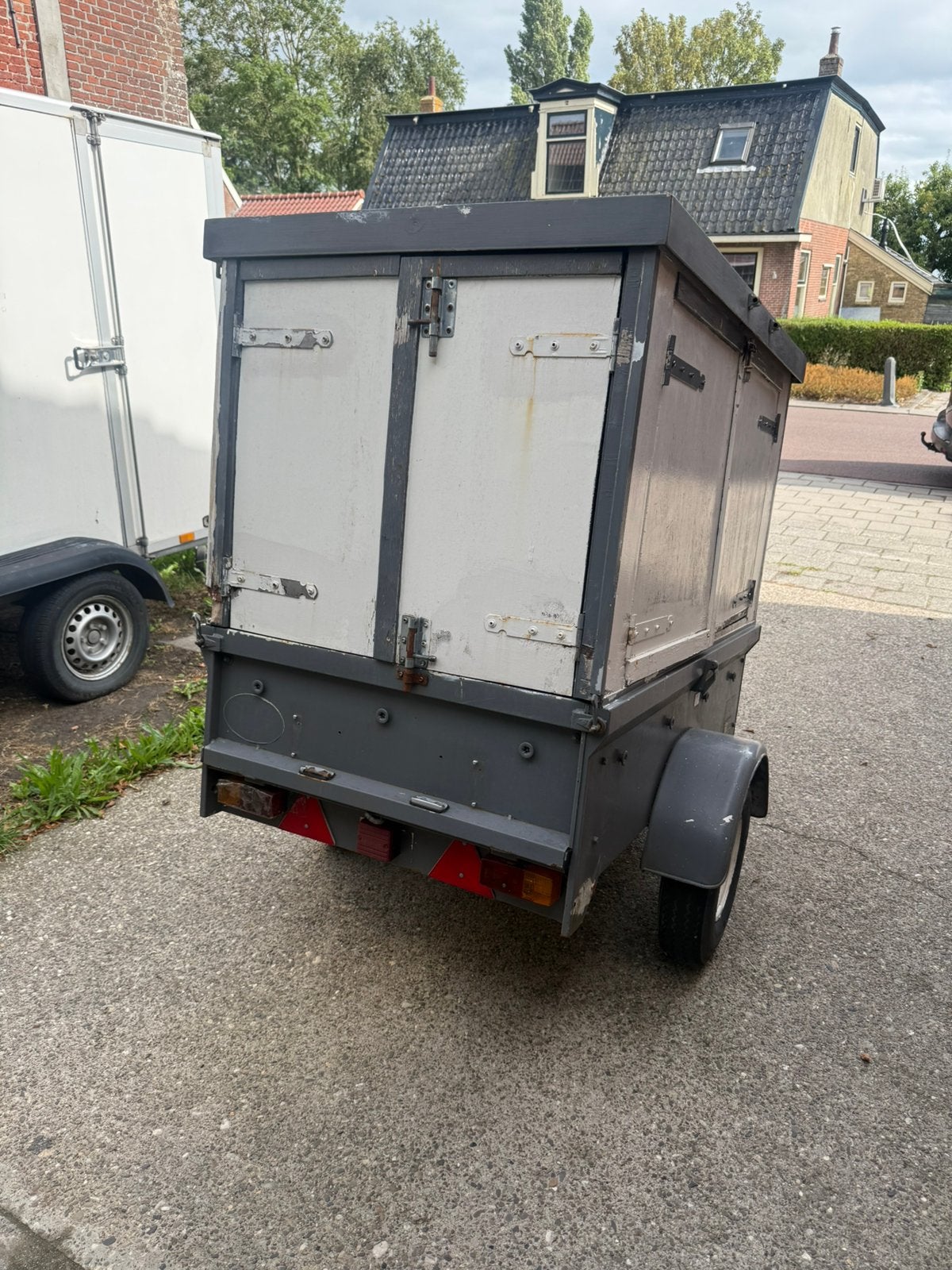 Saris enkel as aanhanger, Auto diversen, Aanhangwagen-onderdelen, Ophalen, Zo goed als nieuw