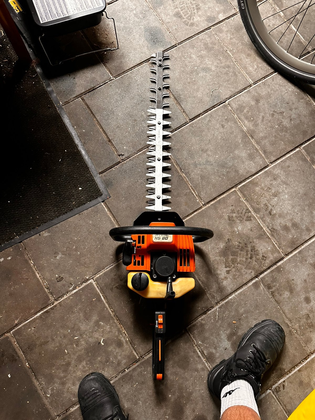 Stihl hs 80, Ophalen of Verzenden, Zo goed als nieuw, Benzine