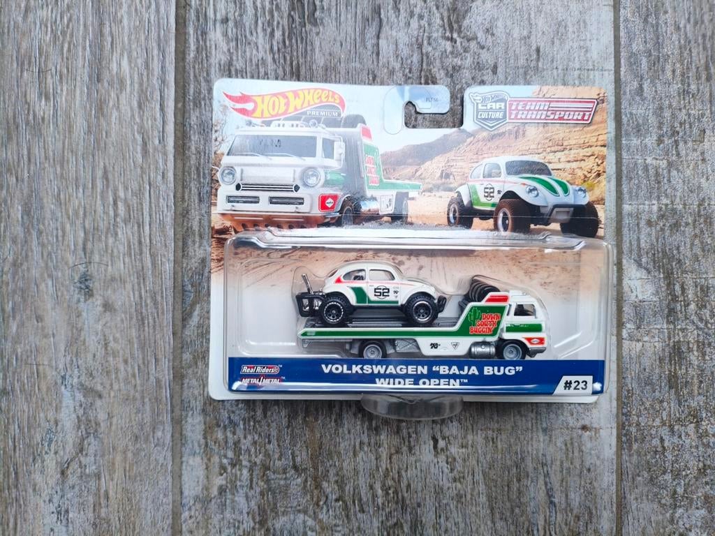 Hot Wheels Team Transport VW Baja Bug, Hobby en Vrije tijd, Modelauto's | Overige schalen, Ophalen of Verzenden, Nieuw, Auto