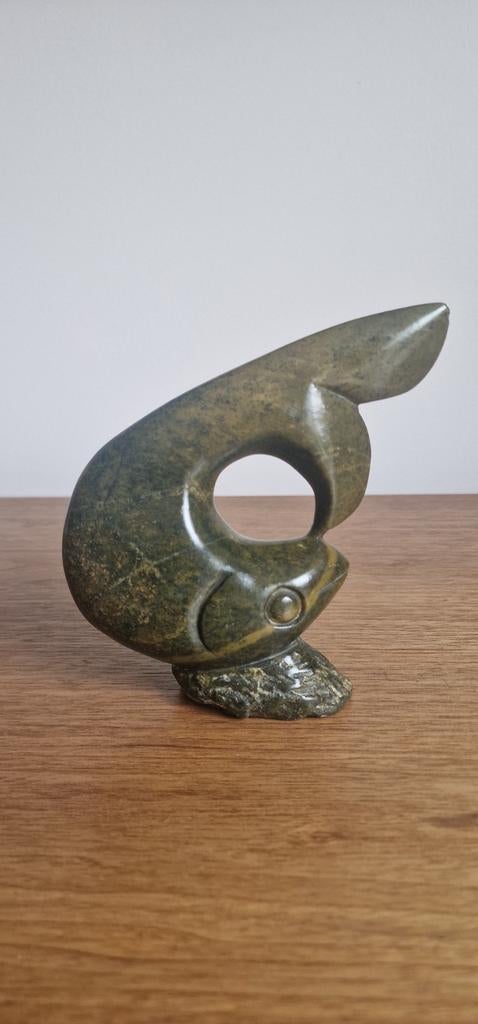 Schitterend SHONA sculptuur serpentijn uit Zimbabwe, Ophalen