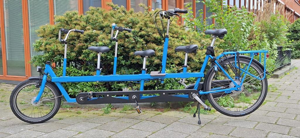Tandem XL Onderwaterfiets- Blauw - tot 4-persoons fiets, Ophalen, Minder dan 10 versnellingen, Onderwaterfiets, Gebruikt