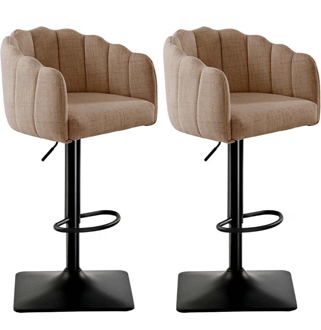 Nieuwe barkrukken crème kleur, Huis en Inrichting, Ophalen, In hoogte verstelbaar, Nieuw, 90 cm of meer