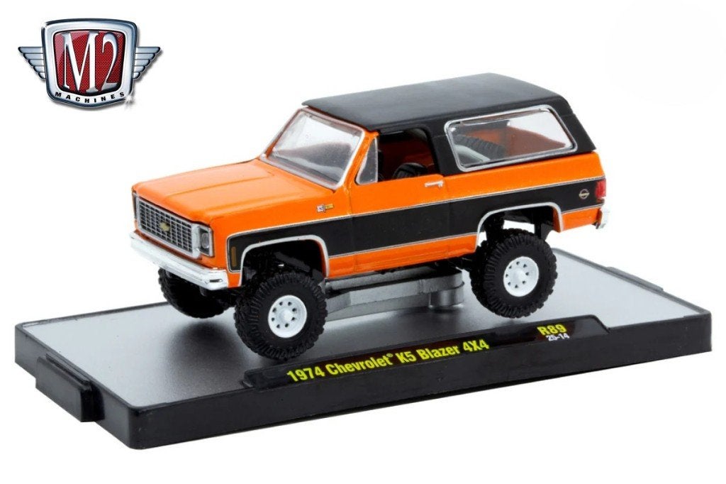 1974 Chevrolet K5 Blazer 4x4 van M2 1/64 R89, Ophalen of Verzenden, Nieuw, Auto