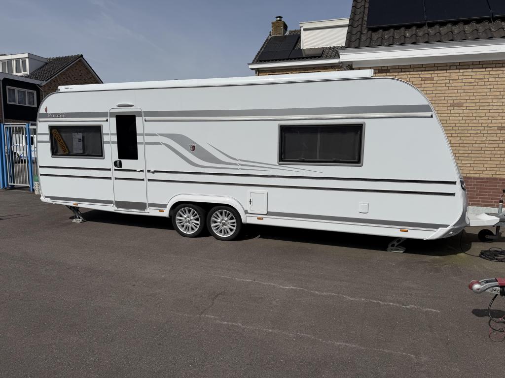 Tabbert Puccini 685 DF Airco,Alde,Oyster ,Thule 9200 luifel, Caravans en Kamperen, Caravans, Rondzit, Tabbert, Bedrijf, 6 tot 7 meter