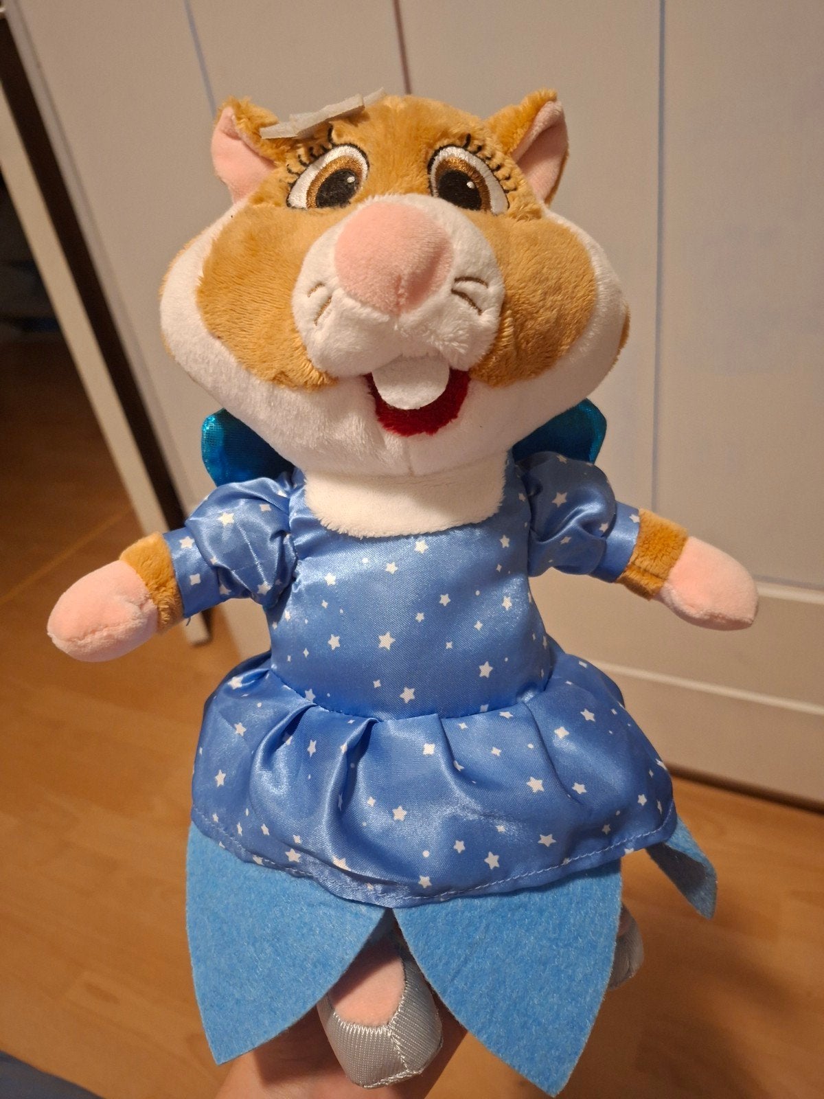 Efteling Hamster Knuffel in Jurk - Zo goed als nieuw, Verzenden, Hamster, Blauw, Zo goed als nieuw