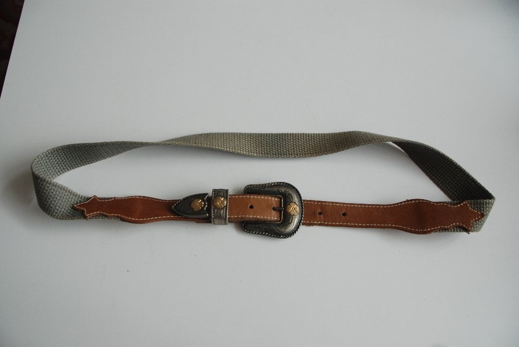 Jobis ceintuur / riem legergroen bruin, Kleding | Dames, Verzenden, Gedragen, Overige kleuren, Heupriem
