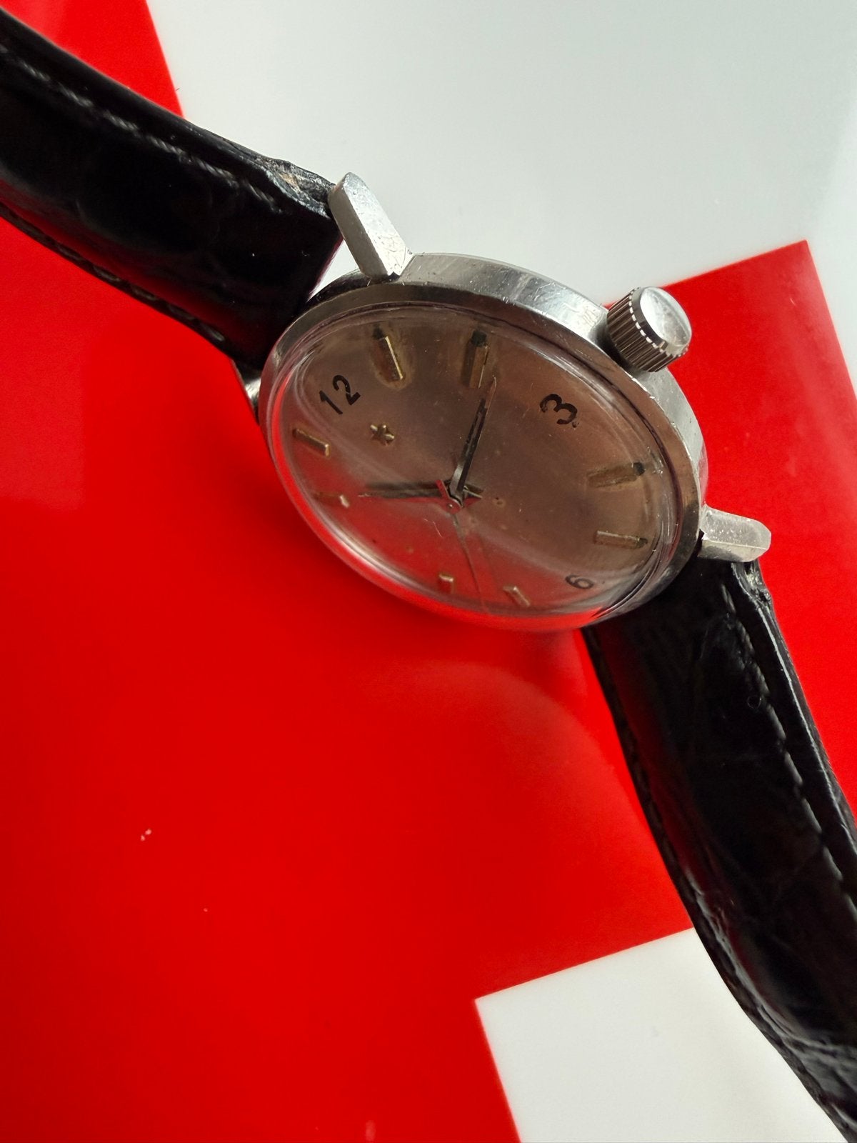 Vintage Zenith Polshorloge - Zwitsers Gemaakt, Overige merken, Staal, Met bandje, Polshorloge