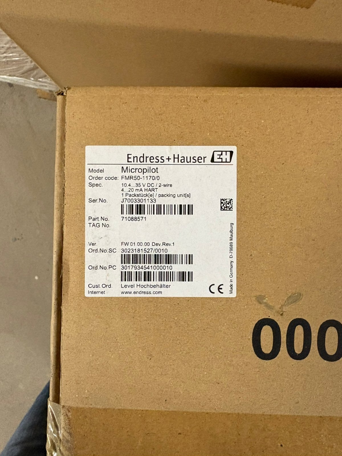 Te koop 9 micropilot radar niveau meters, Ophalen, Zo goed als nieuw
