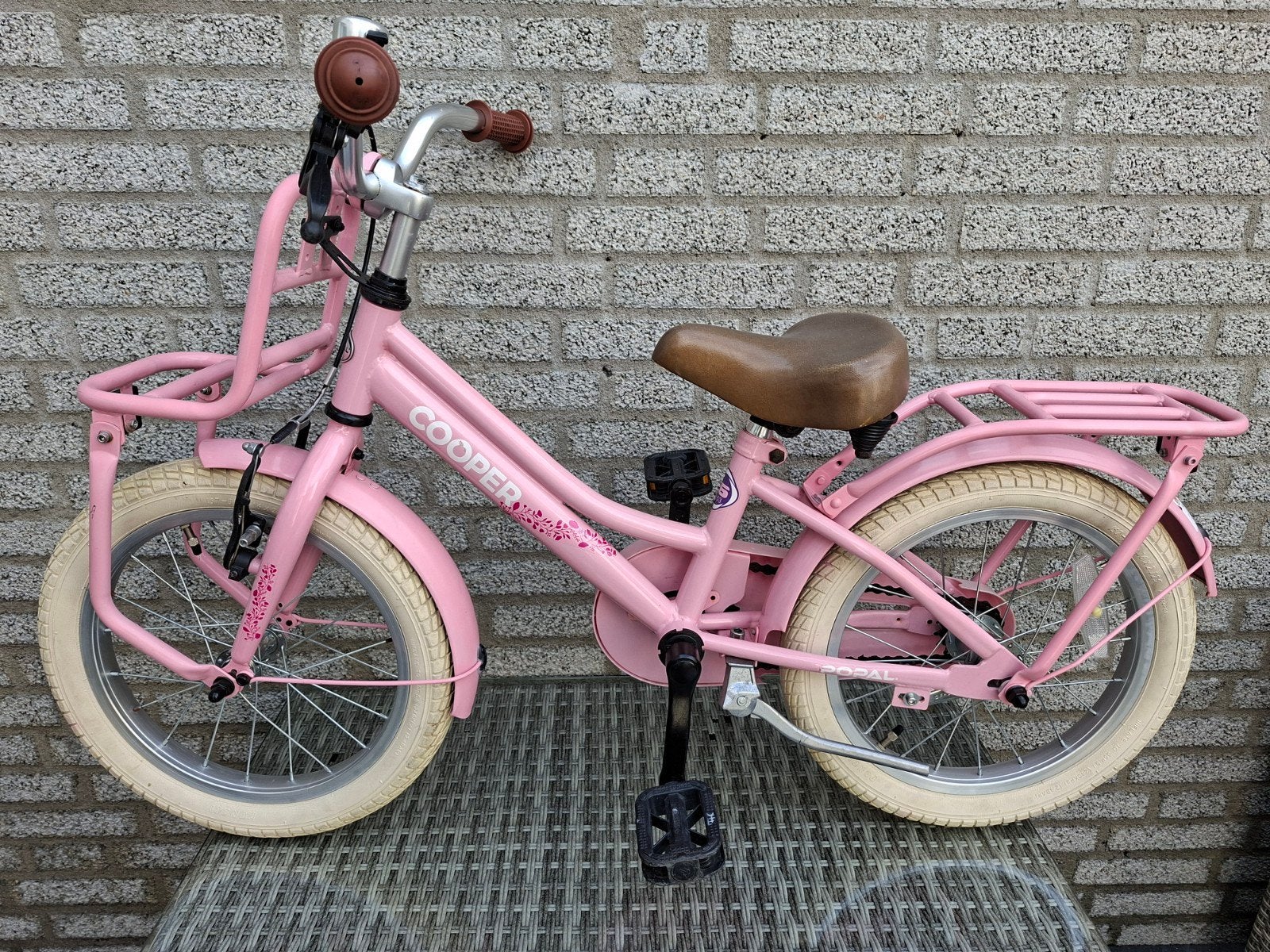 meisjes fietsjes 16 inch popal en amigo, Ophalen, Gebruikt, 16 tot 20 inch