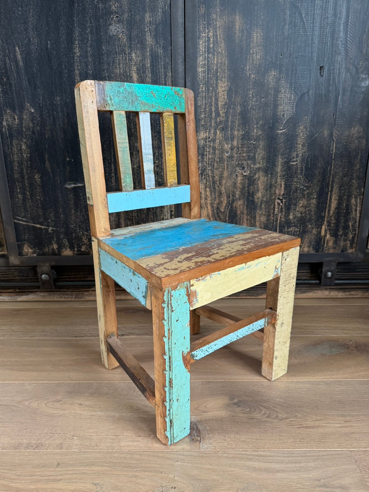 Kinderstoeltje sloophout, Kinderen en Baby's, Kinderkamer | Tafels en Stoelen, Ophalen, Zo goed als nieuw, Stoel(en)
