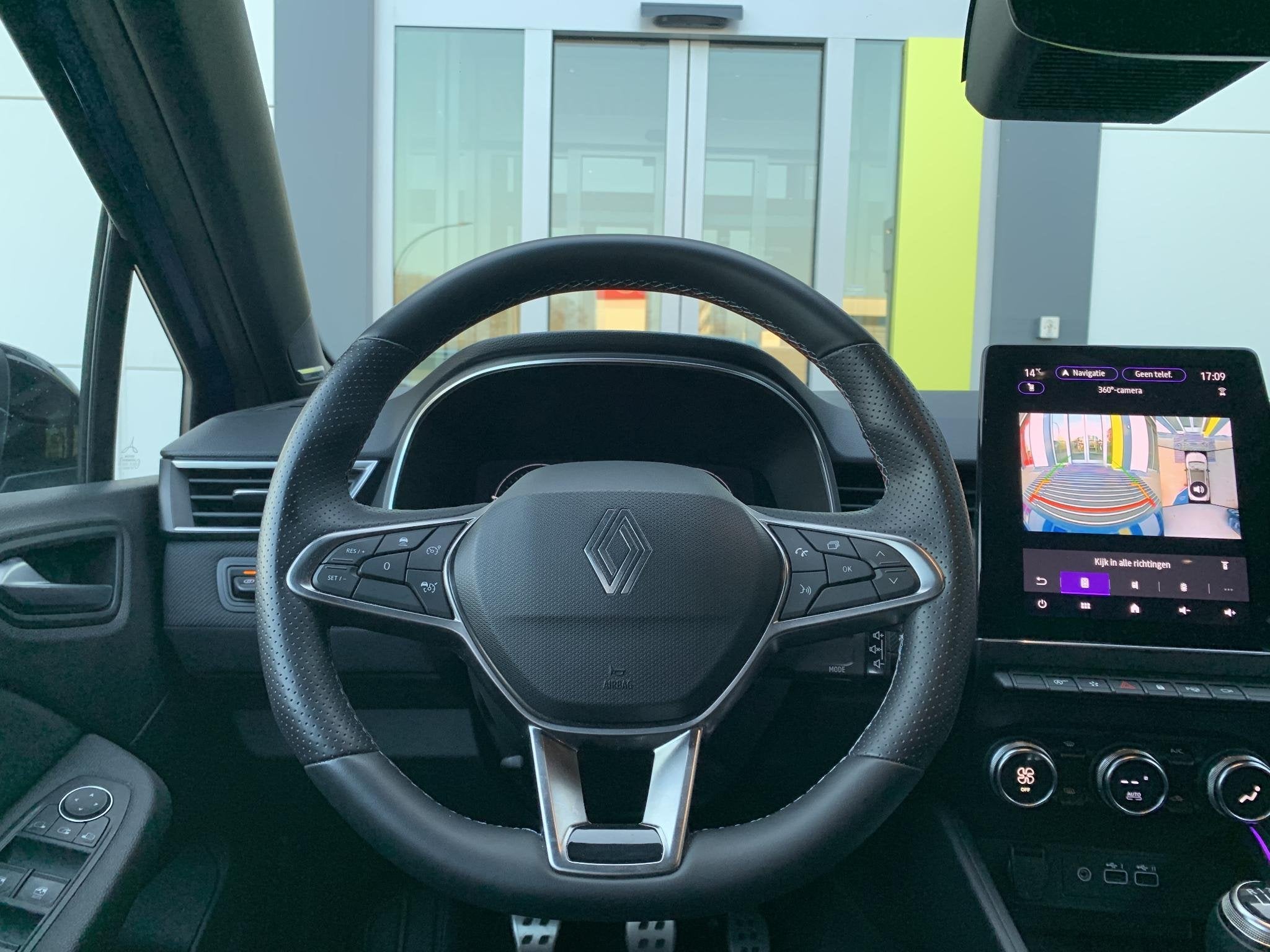 Renault Clio 1.0 TCe 90 GPF esprit Alpine | 360 camera | Ada, Auto's, Renault, Gebruikt, Met garantie (alle), Blauw, Leder en Stof