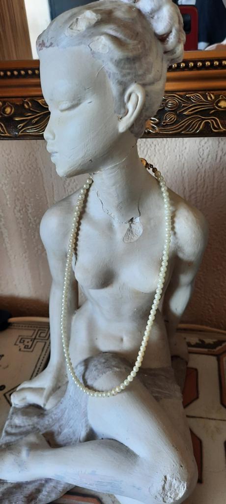 Parel ketting/collier., Ophalen of Verzenden, Overige materialen, Ketting