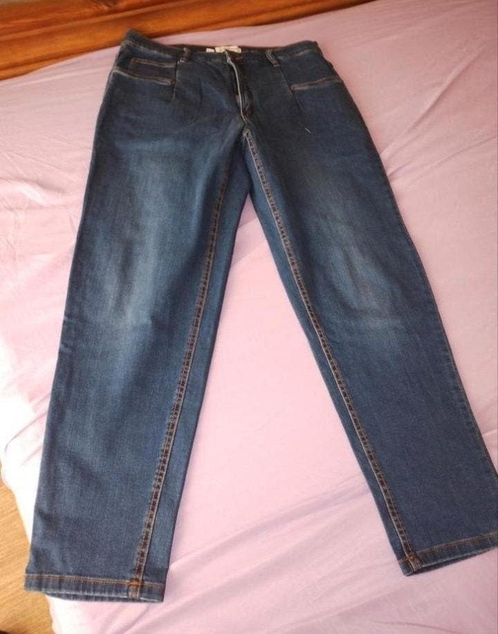 Spijkerbroek maat 44, Kleding | Dames, Ophalen of Verzenden, Zo goed als nieuw, Blauw, W33 - W36 (confectie 42/44)